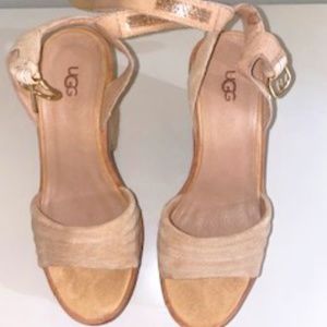 UGG Tan Wedges Size 8